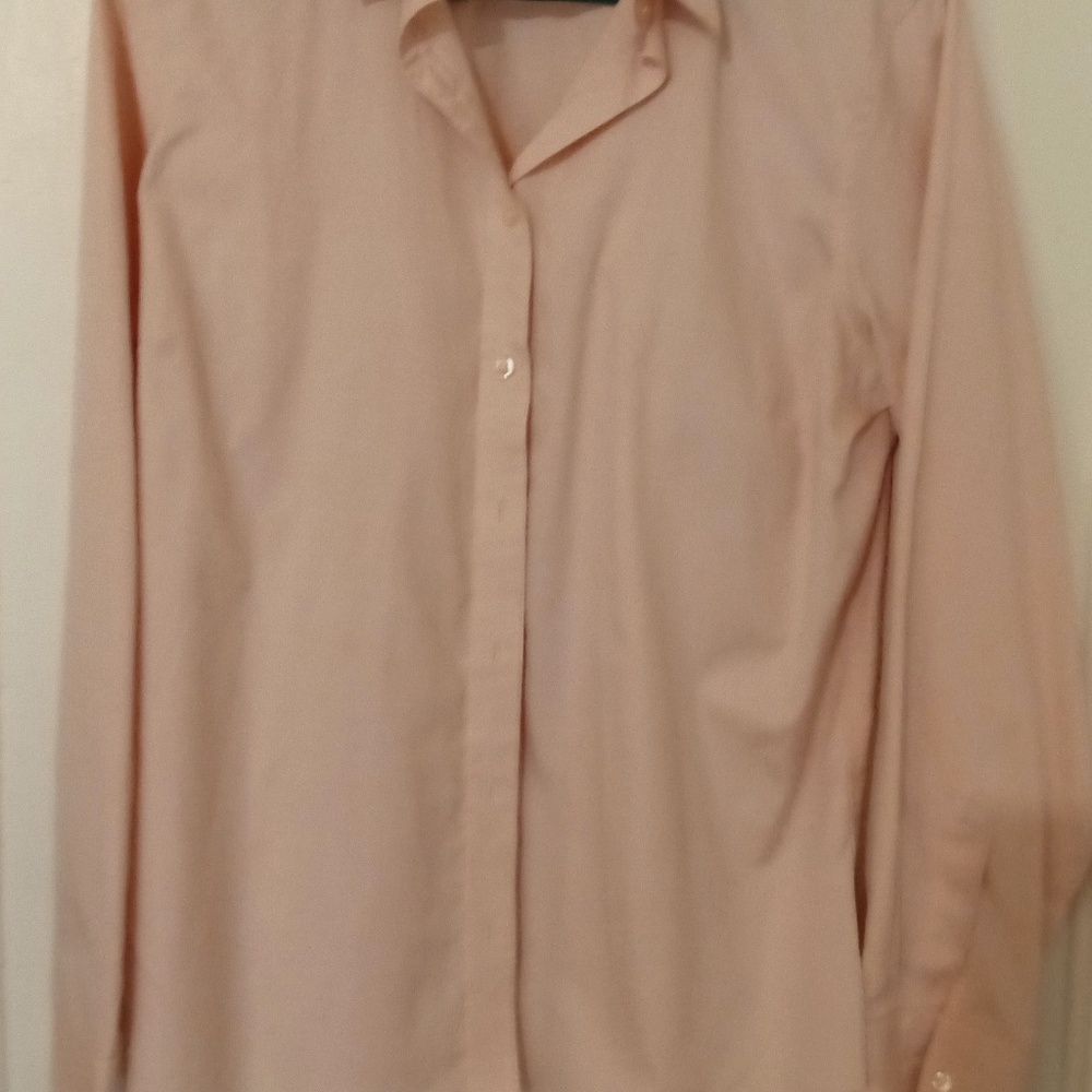 Pink Cotton, Lands End shirt, size 14